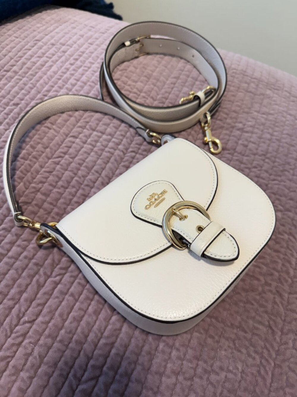 Off-White Coach Kleo Shoulder Bag